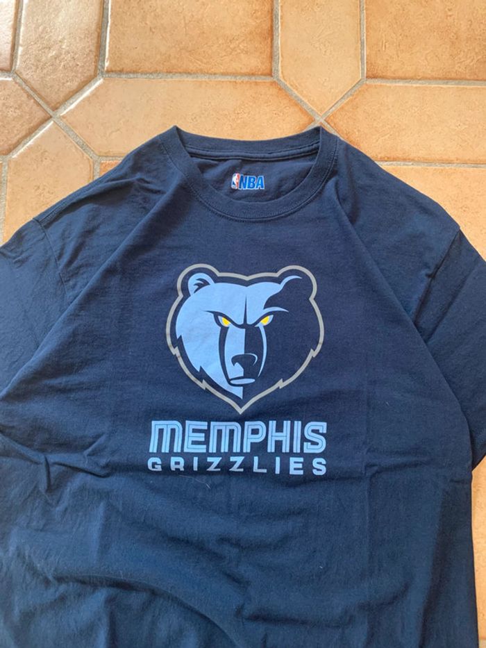 Tee shirt printed / imprimé unisexe NBA Memphis Grizzlies 2018 - photo numéro 3