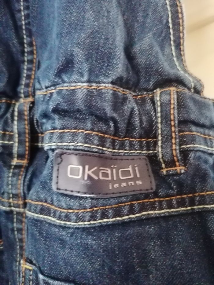 Jupe salopette 12ans okaidi jeans - photo numéro 5