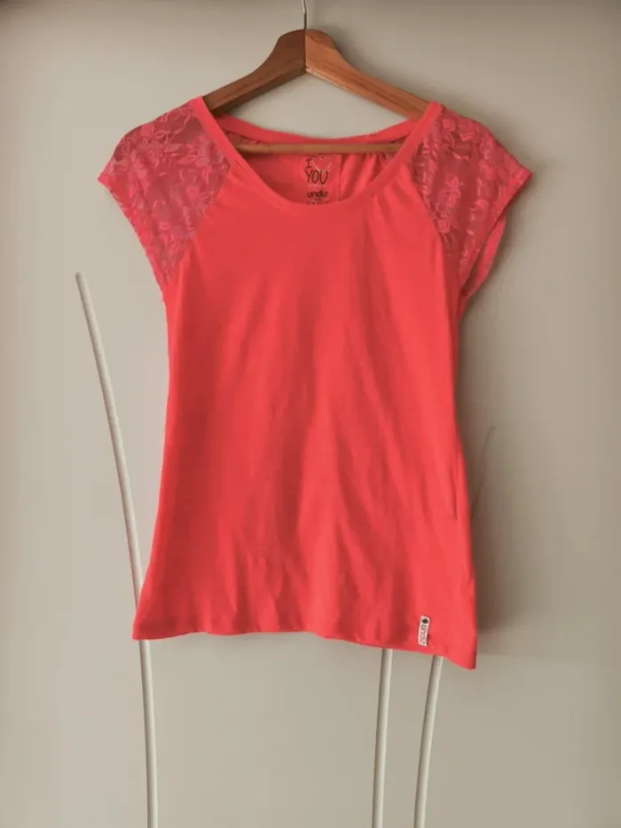 tee shirt undiz rose rouge