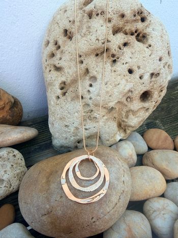 Collier spirale doré 