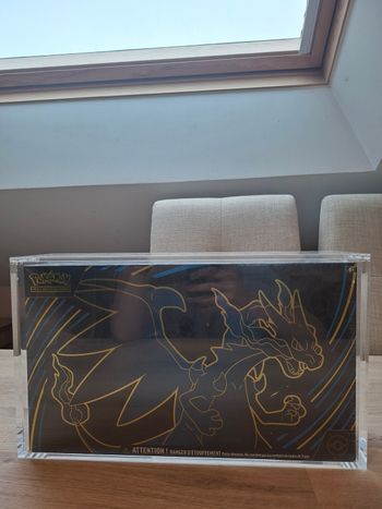 Protection acrylique ultra premium Méga dracaufeu me02 aimants puissant épaisse 8mm 