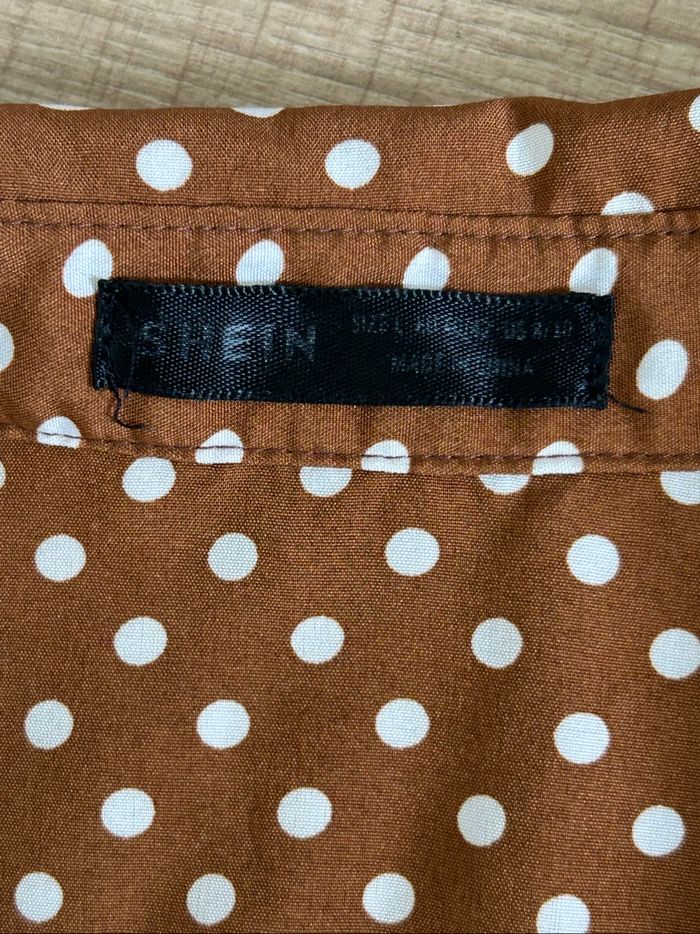 Chemise à pois à manches longues Shein taille L jamais portée - photo numéro 9