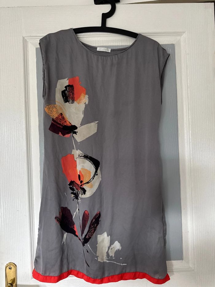 Robe droite fluide 38 femme promod