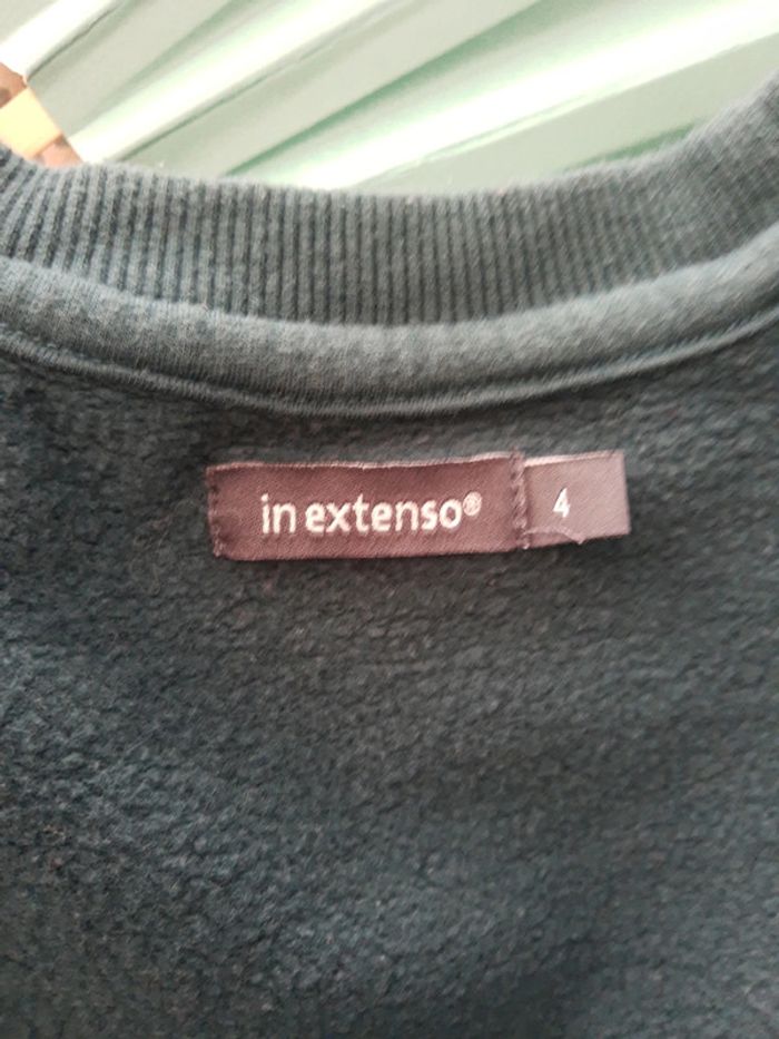 Sweat-shirt épais vert sapin imprimé mountain - photo numéro 7