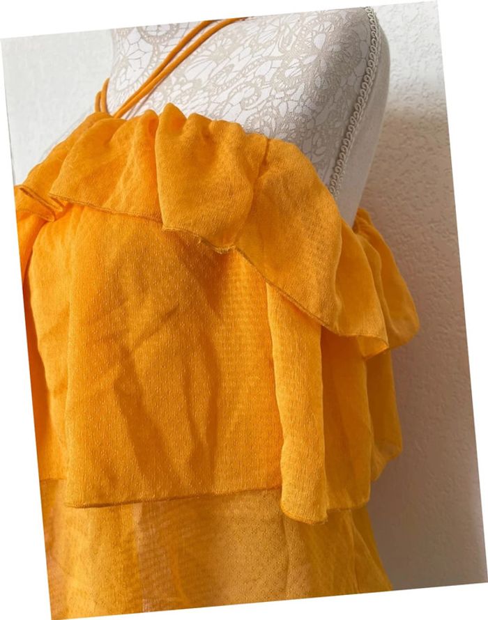 Top H&M jaune taille 36 - photo numéro 2
