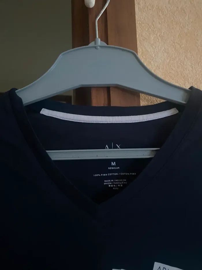 T-shirt Armani Exchange Homme Taille M – Élégance & Confort 💙 - photo numéro 4