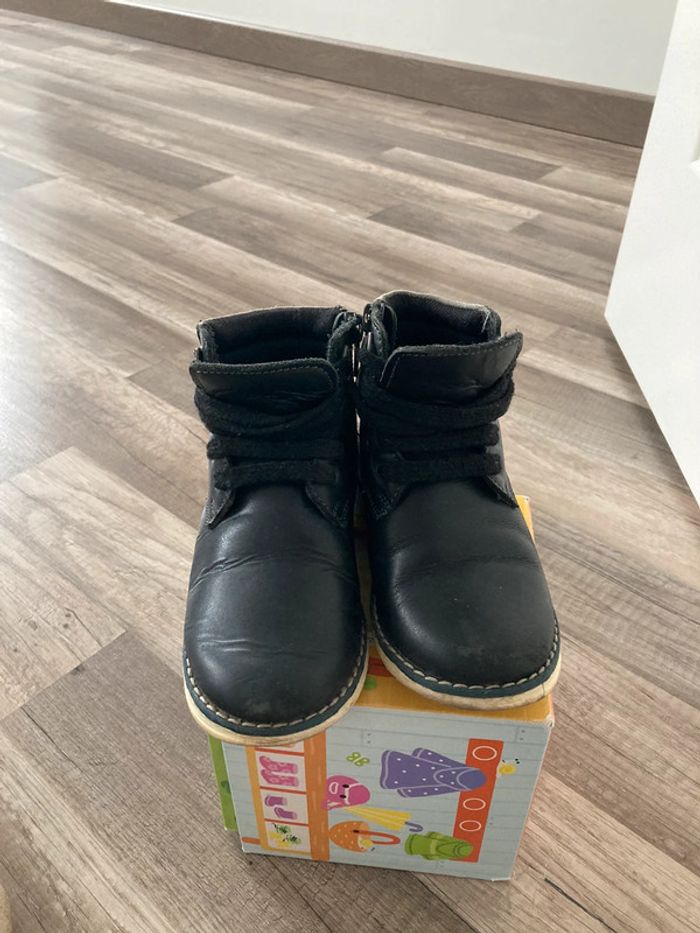 Bottines garçon noir - photo numéro 2