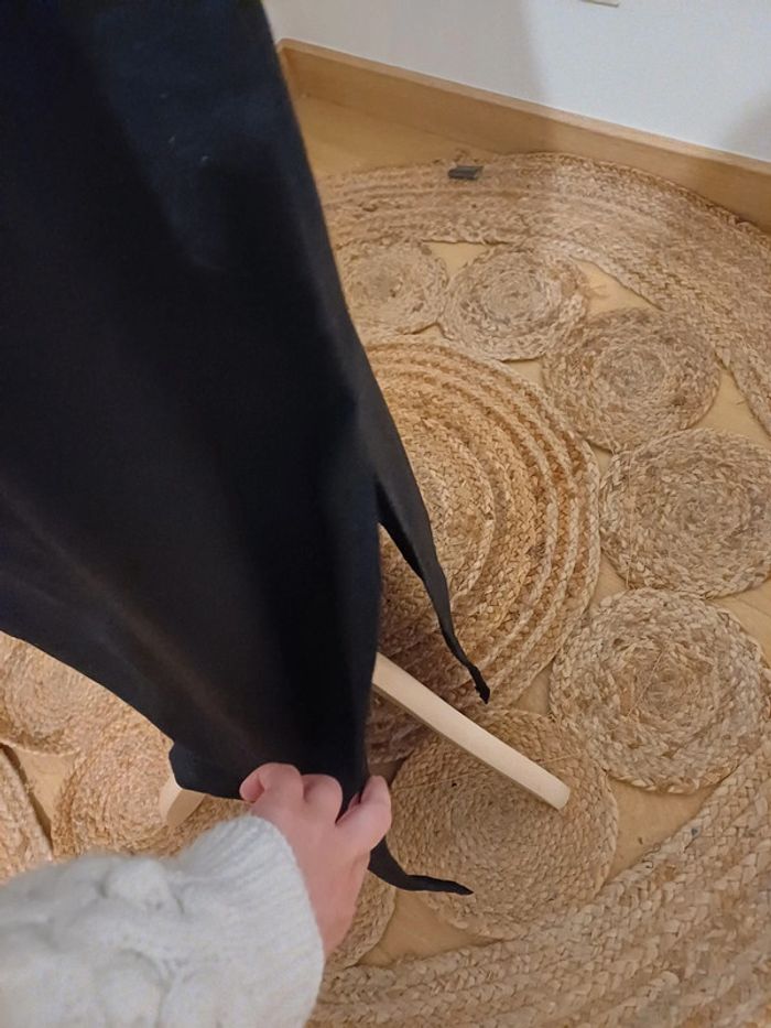 Robe longue noire Pailletée Côte à côte taille XS 34 - photo numéro 4