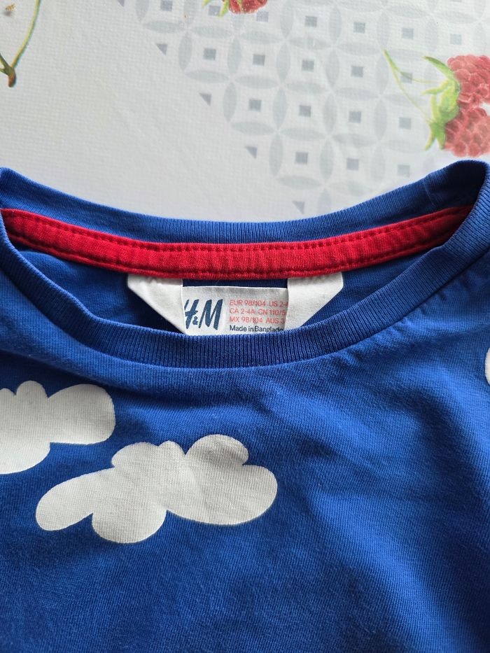 TEE-SHIRT GARÇON MANCHE LONGUE 2/4ANS MARQUE H&M - photo numéro 4