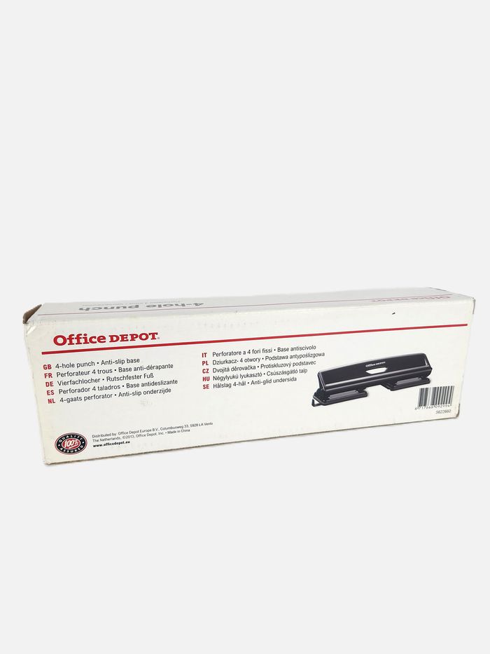 Perforatrice 4 Trous Office Depot - Base Anti-Dérapante - 20 Feuilles Max - photo numéro 6