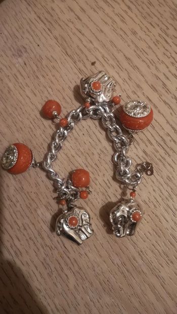 Bracelet breloque elephant