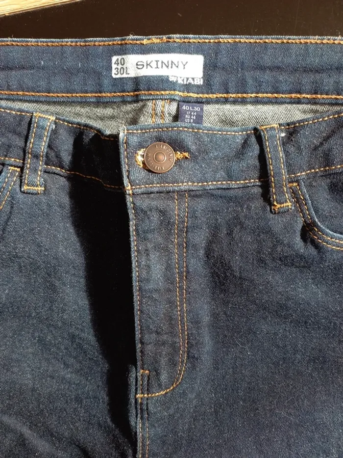 Jeans skinny bleu femme 40L30 - photo numéro 9