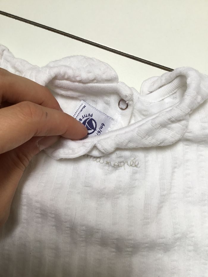 Body à col petit bateau 6 mois - photo numéro 3