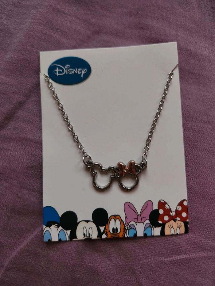 Collier Mickey Minnie Mouse