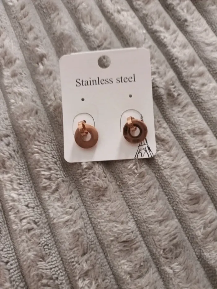 Boucle fantaisie rose gold