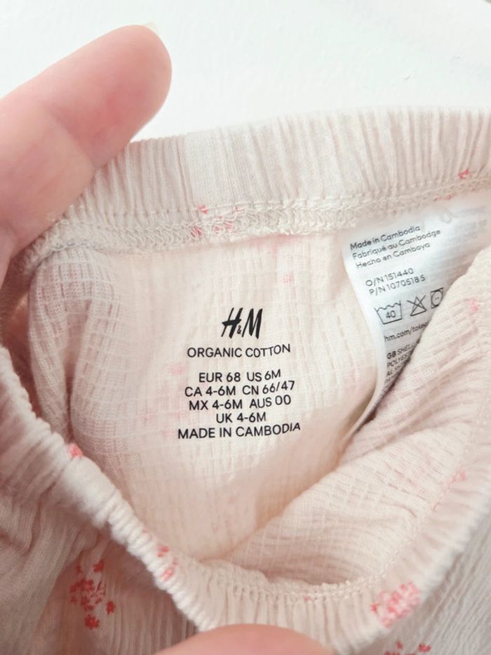 Joli pantalon H&M 68cm (6/9 mois) - photo numéro 3