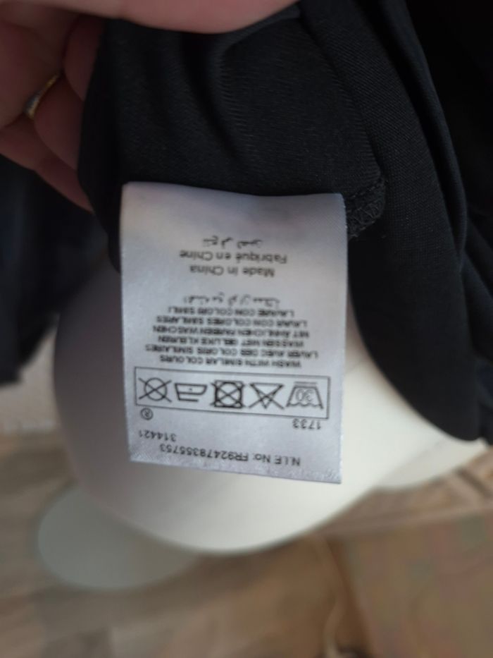 Joli haut cache-cœur noir Etam femme TS / 36 Très Bon État - photo numéro 7