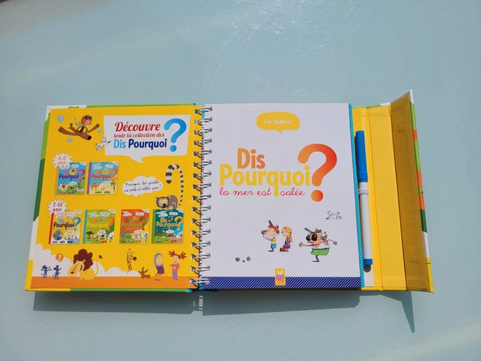 Livre avec feutre effaçable Dis Pourquoi la mer est salée ? (48) - photo numéro 3