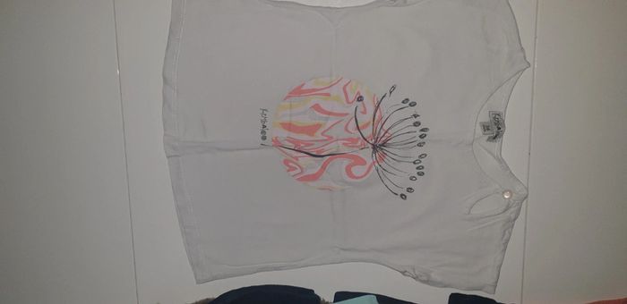 Lot 9 T-shirt manches courtes fille débardeur été 3 ans 36 mois - photo numéro 5