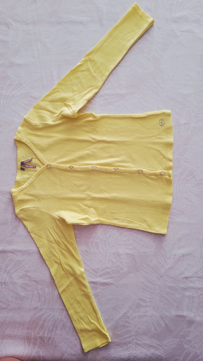 Gilet jaune boutonné ORC 8 ans - photo numéro 5