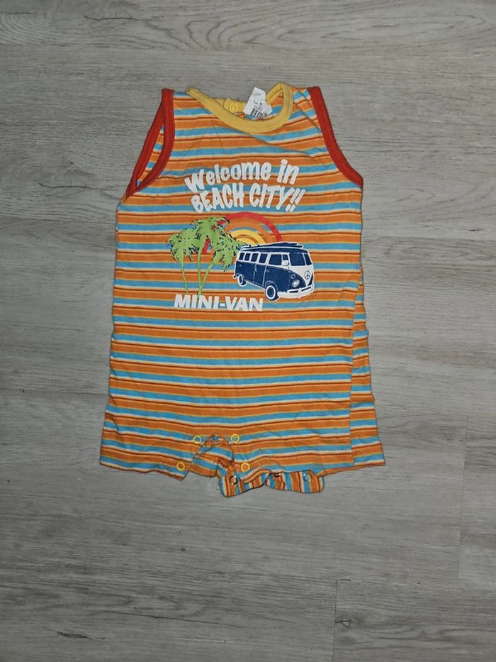 Combishort garçon 6 mois