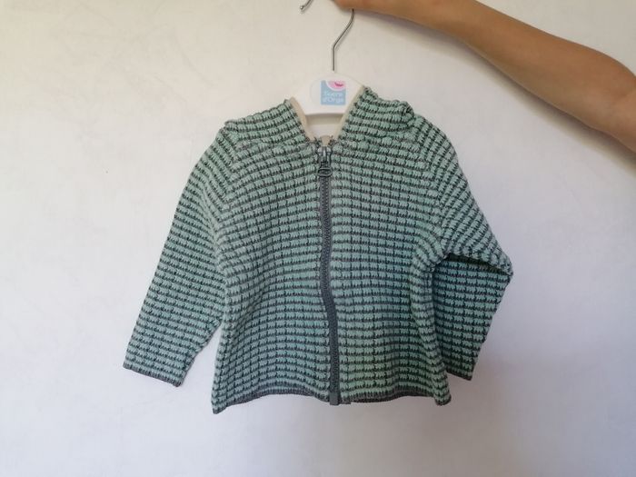 Gilet à capuche garçon 6 mois