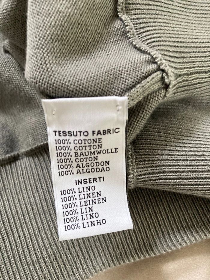 Magnifique gilet gris made in Italy || 100% coton || Della ciana - photo numéro 7