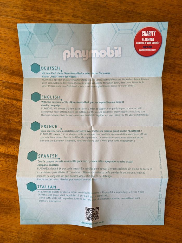 Masque Playmobil réutilisable, Taille M, 70726. - photo numéro 6