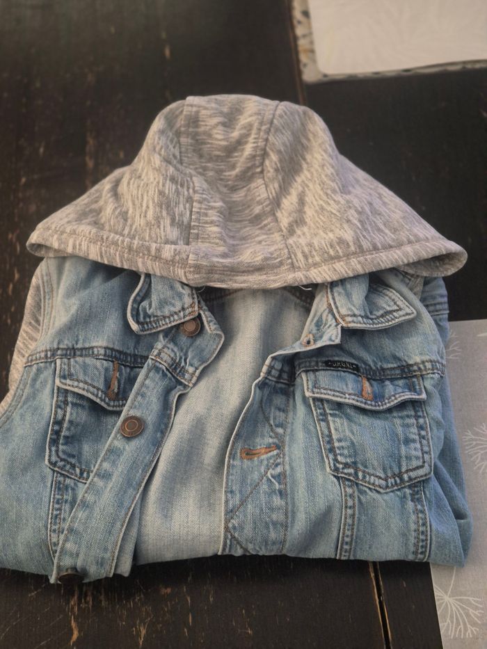 Veste en jeans capuche - photo numéro 2