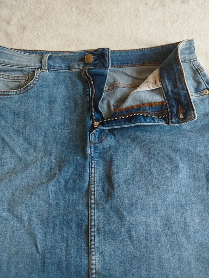 Jupe en jean Sincère taille 44 - photo numéro 2