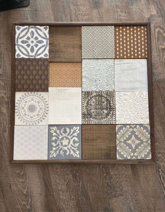 Cadre en carreaux de ciment maison du monde