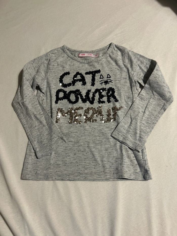 T-shirt manche longue fille 3 ans