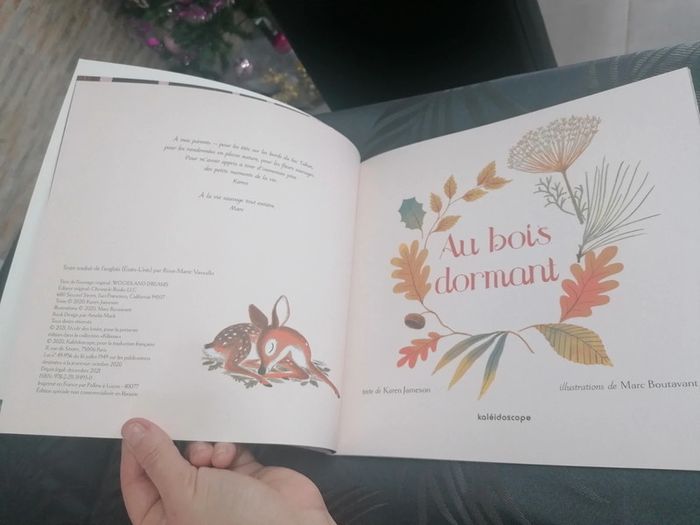 Livre Au bois dormant école des loisirs #livres_krocaro - photo numéro 3