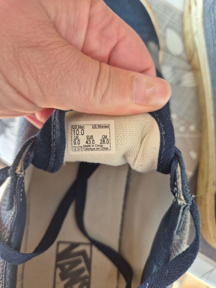 Baskets bleu vans - photo numéro 5