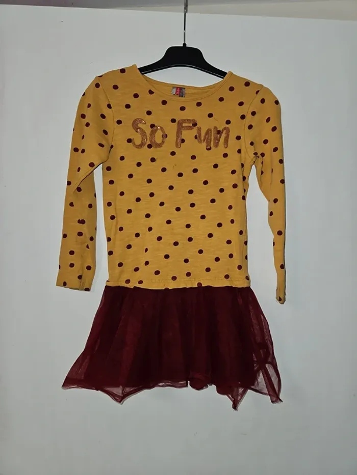 Robe orchestra tulle 6 ans