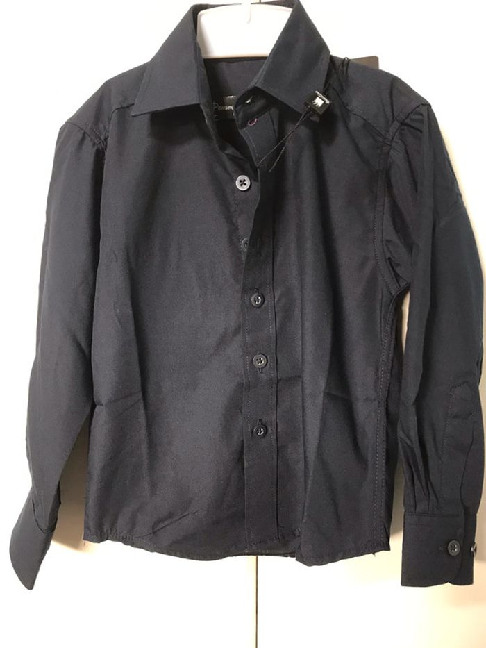 Chemise bleu marine - photo numéro 2
