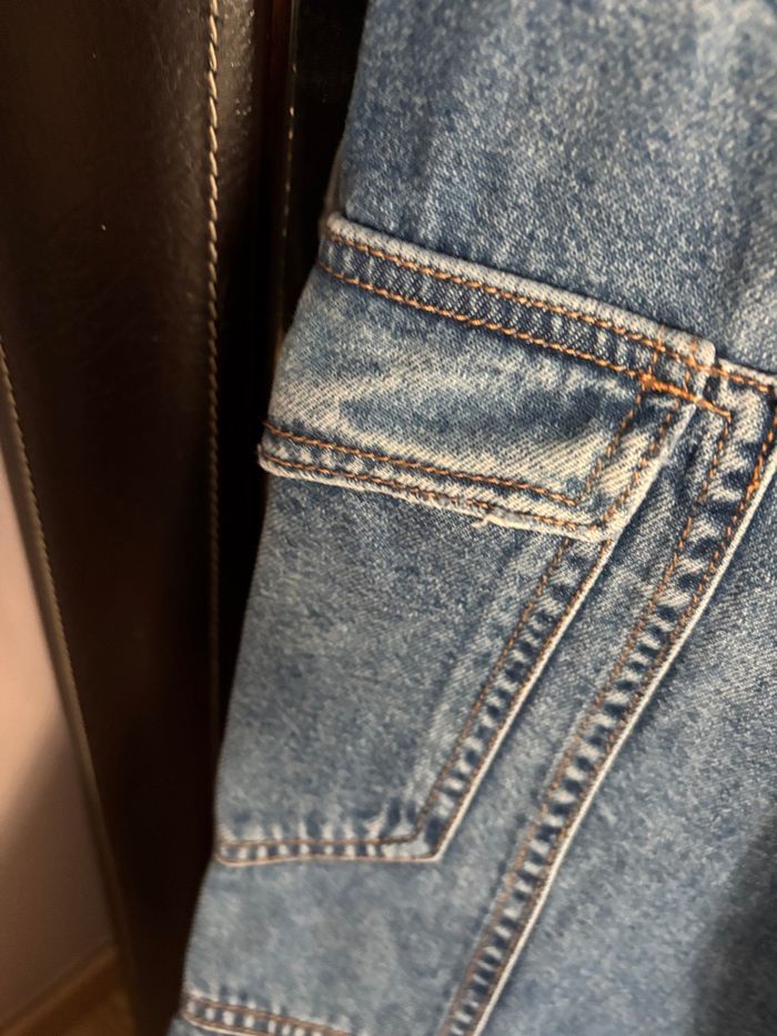 Salopette fille jean ZARA - photo numéro 4