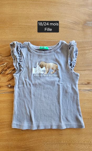 Tee-shirt manches courtes fille