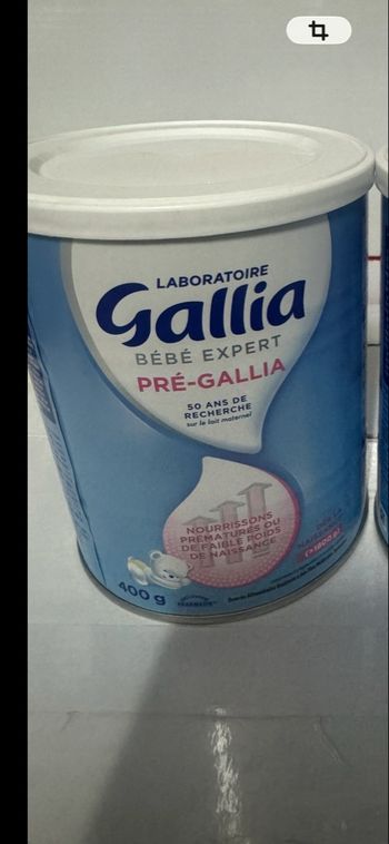 Gallia pre gallia 400g (des la naissance )