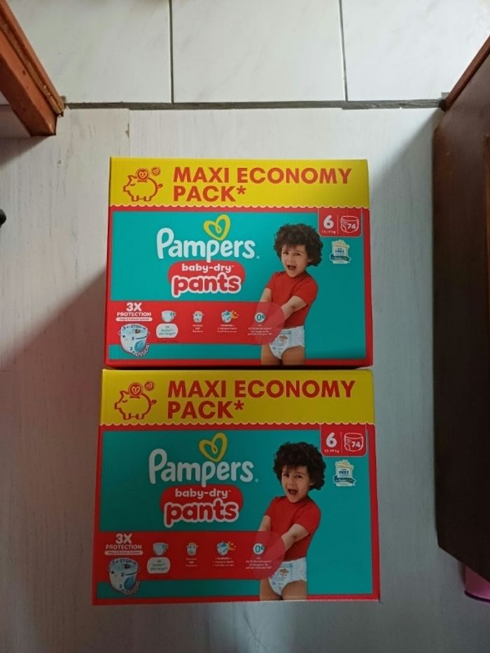 148 couches culottes pampers pants taille 6