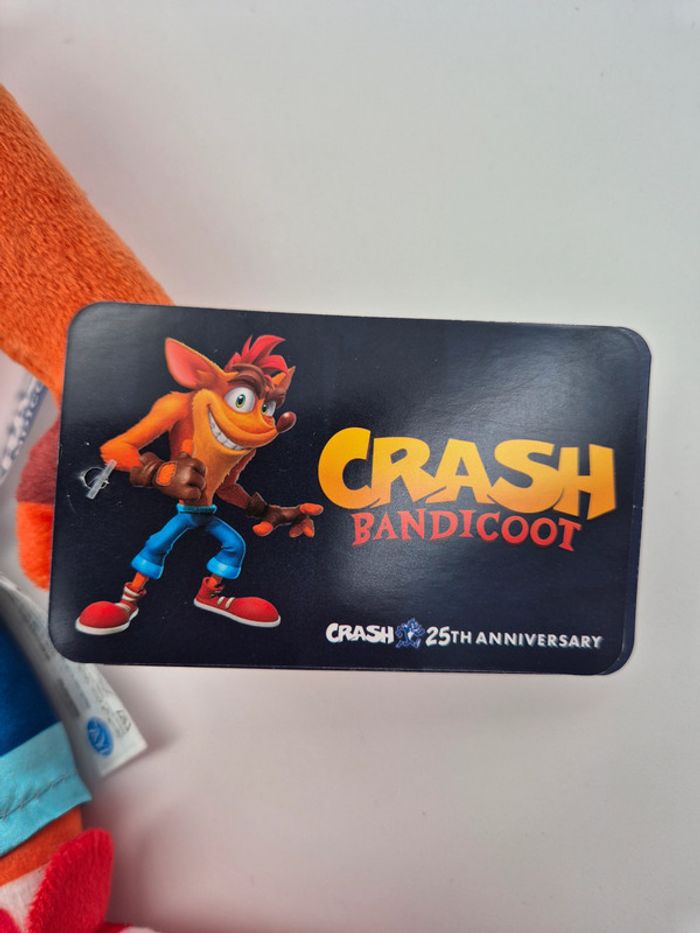🌀 Peluche Crash Bandicoot – Officielle avec étiquette 🌀 - photo numéro 2