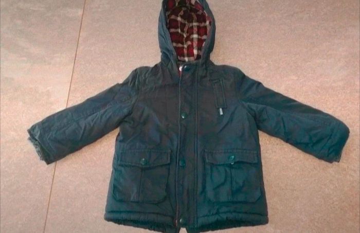 Manteau à capuche chaud garçon 3 ans comme NEUF