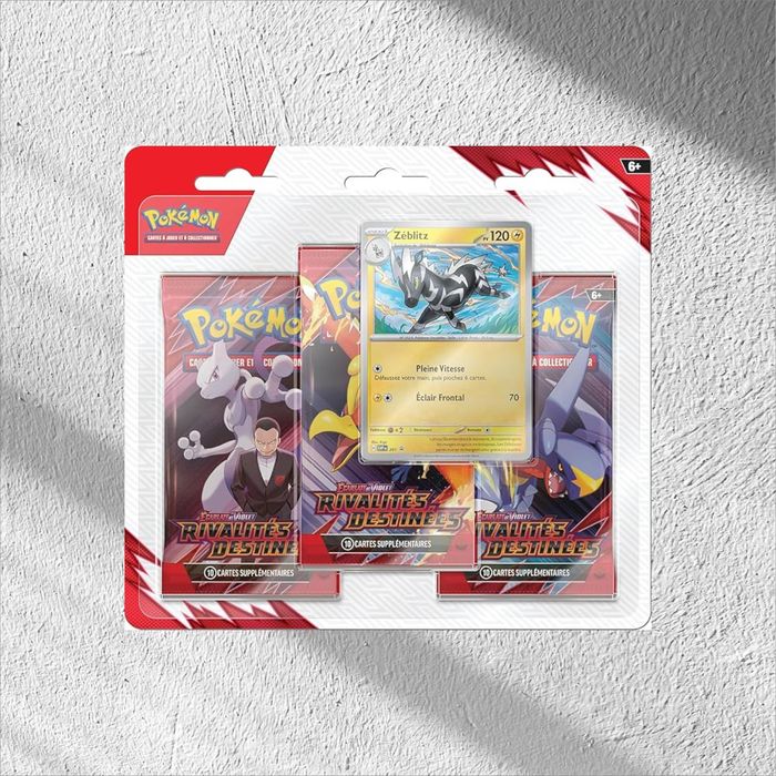 Pokémon 🇫🇷 Tripack 3 Boosters EV10 | Rivalités Destinées Team Rocket [Scellé]
