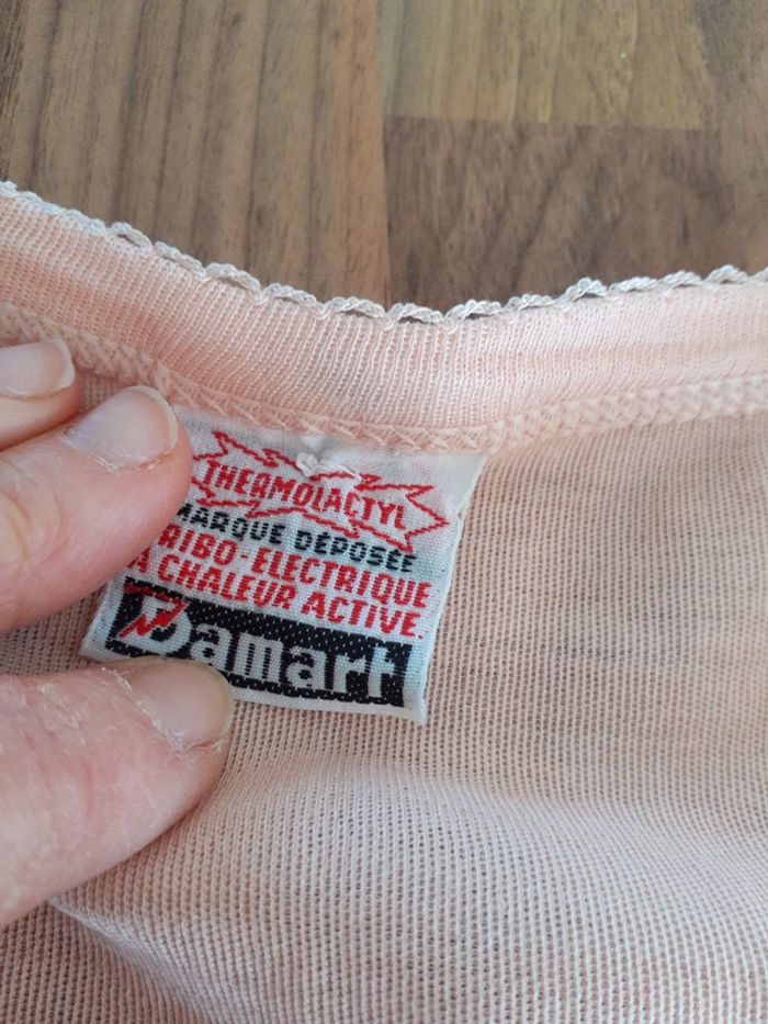 Tee shit saumon Damart - photo numéro 3