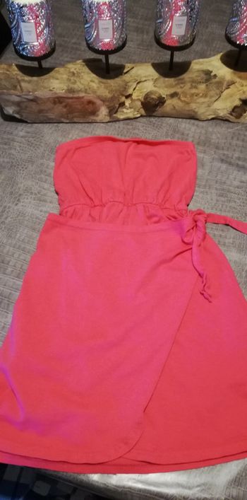 Bustier tunique rose