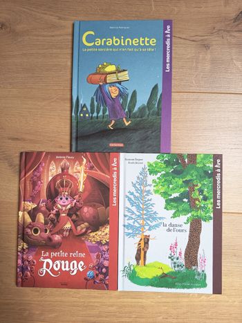 Lot de 3 livres albums Les mercredis à lire, Mac Donald's, NEUF