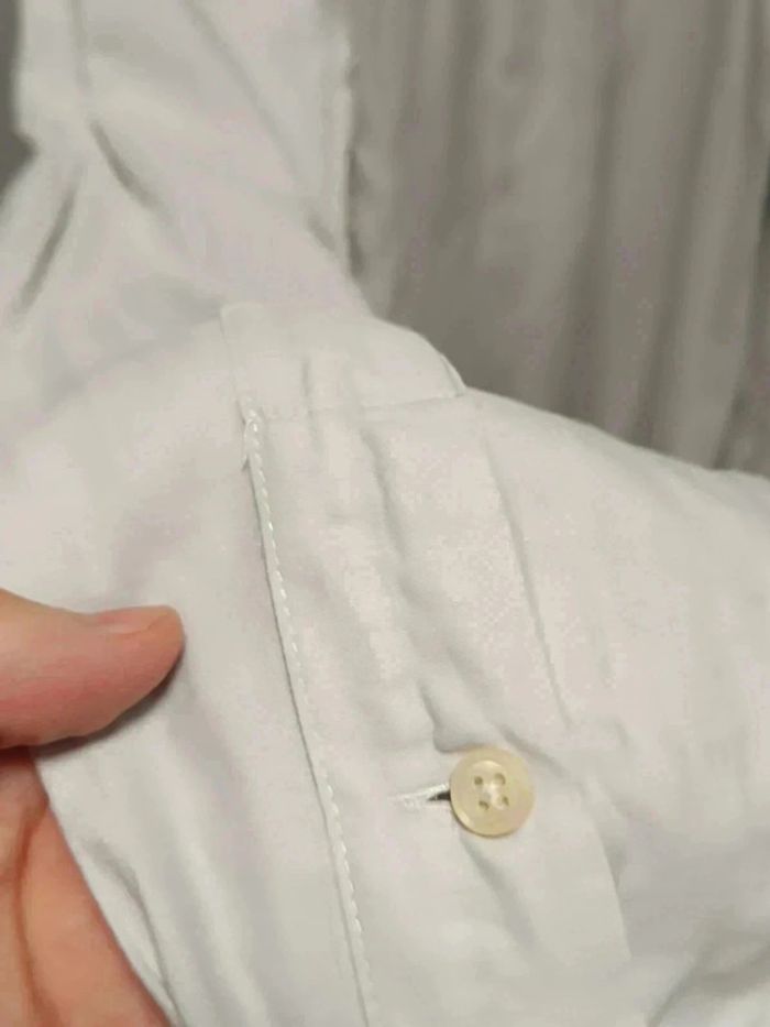 🔝 Chemise Ralph Lauren Custom Fit - Blanc Cassé (Taille M) - photo numéro 7