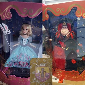 Poupées Alice et Reine de Coeur Masquerade Limited Designer Limitada