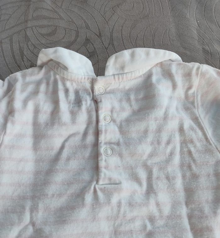 Lot de 3 Tee-shirt manches longues col Claudine - photo numéro 6