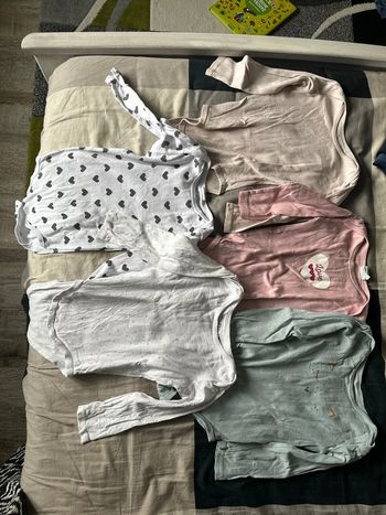 Lot de 5 bodies manche longues 36 mois
